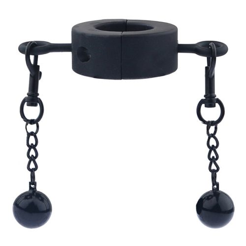 Prémium fém herefeszítő – 32mm, 12mm magasság, 275g, fekete