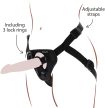 Strap-On Get Real Dildo övheveder Harness Fekete - 2