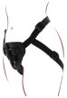 Strap-On Get Real Dildo övheveder Harness Fekete - 4