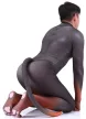 Fekete és tűz Doberman Cosplay öltöny - 2