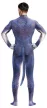 Kék-fehér Raptus dinoszaurusz Cosplay öltöny
