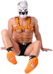 Paw Kinky Puppy – érzéki narancssárga zokni
