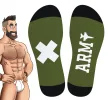 Hanky Army SneakXX – divatos zöld magas zoknik