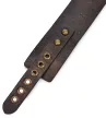 Vintage Leather Collar Leash 112 cm Brown