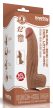 Csúszó Skin Dildo 23 x 6cm barna - 5