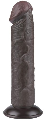 Sliding Skin – érzéki, fekete dildo (17 x 4 cm)