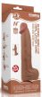 Csúszó Skin Dildo 27 x 6.5cm barna - 5