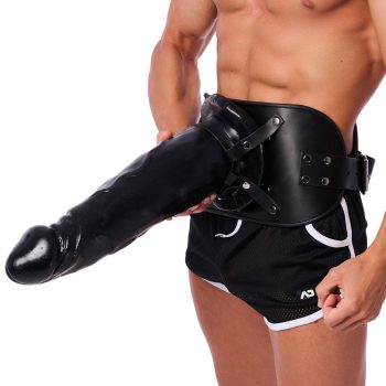 Prémium bőr heveder nagy vibrátorhoz