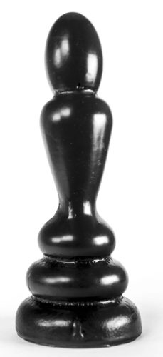 Zizi Bed Knob – elegáns éjszakai plug fekete, 14 cm