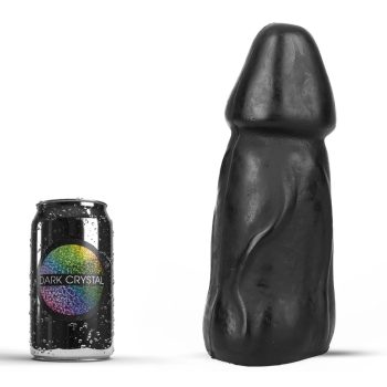 Olaug Dark Crystal - Érzéki üveg dildó 22 x 10 cm