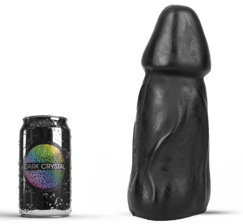 Olaug Dark Crystal - Érzéki üveg dildó 22 x 10 cm