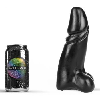Dildo Santo sötét kristály 17 x 6.5cm