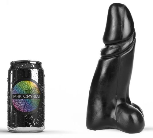 Dildo Santo sötét kristály 17 x 6.5cm