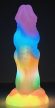 Világító szilikon dildó - 22