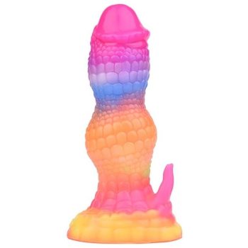 Világító szilikon dildó - 24