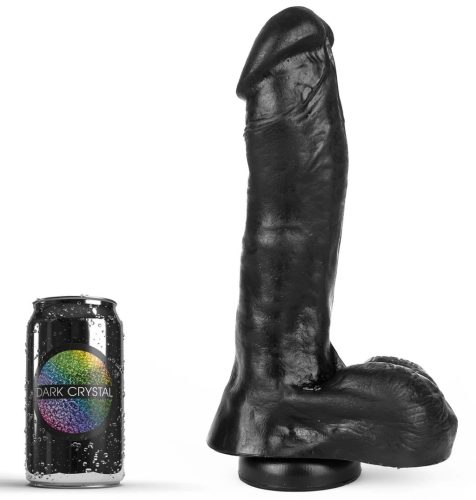 Dildó Luk sötét kristály 22 x 6.8cm