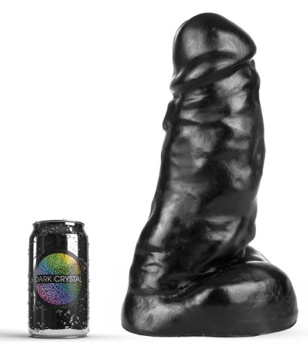 Dildo Neo Dark Crystal - Elegáns, sötét kristály formájú masszírozó (25 x 11 cm)