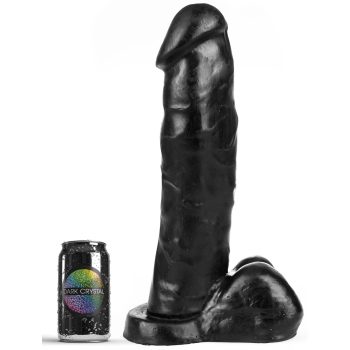 Lyndon Sötét Kristály Dildó – Prémium Intim Élmény 33 x 9,8 cm