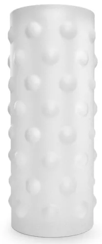 The Bubble Tunnel Shake Reverso Masturbator Soft Reversible 15cm White