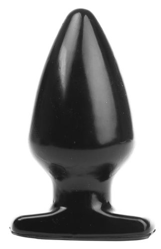 Plug Fat M – prémium anális játékszer, 14 x 7.5 cm, fekete