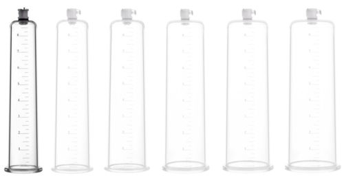 Cylinder Clearpump – átlátszó péniszpumpa 23 x 4,3 cm