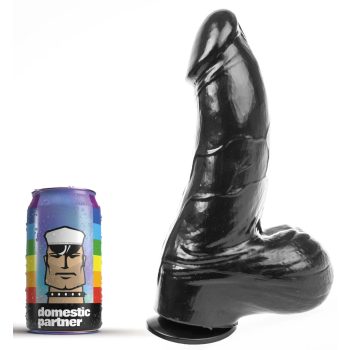 DP84B Grenadier – prémium fekete dildó 18 x 8 cm