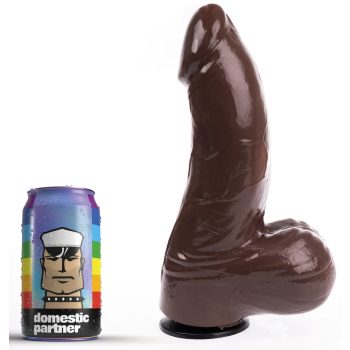 Dildo DP84BR Grenadier – prémium barna vibrátor 18x8 cm