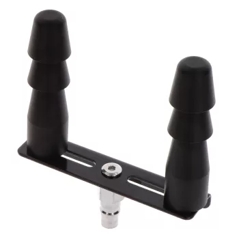   Double Adapter for Fuck Machine The Bangers Double Penetration Aluminum 14 cm