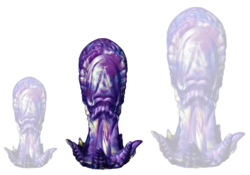 Plug Squid Tentak M - 16 cm hosszú, érzékien ívelt, prémium intim játékszer 