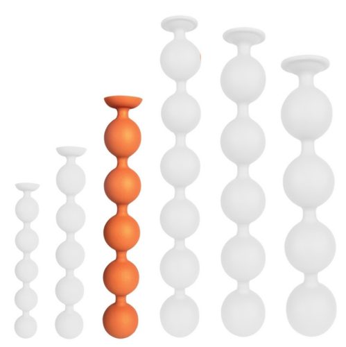 Bulby Butt análgolyók L - 36 x 5,7 cm, Narancssárga - Intim élvezetek új dimenziója