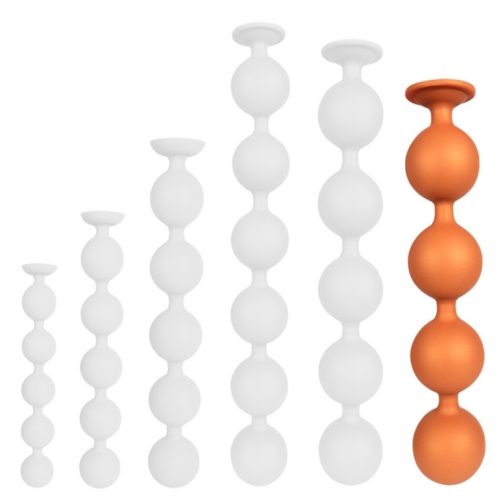 Bulby Butt XXXL Intim Kényeztető Anális Golyók - 45 x 8.7 cm, Narancssárga