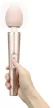 Wand Eggy – 25 cm-es prémium vibrátor, pezsgő színben