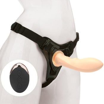 Csavar Strap-On vibrátor vibrátor FLESH