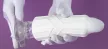 Masturbator White Wavy texturat lungime 12 cm alb TPE elastic