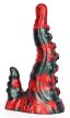 Bukolix Dildo – 16 x 5 cm, Fekete és Piros, Finoman Érzéki Intim Élmény - 3