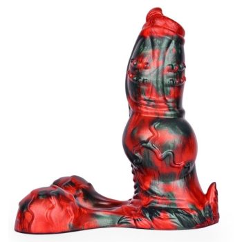 Ekurix Intim Dildó – 17 x 7,5 cm - Fekete és Piros Elegancia