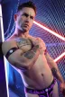 Equalizer fekete-rózsaszín neon karszalagok - 4