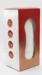 Double Masturbator Double Entry Textured 14 cm White