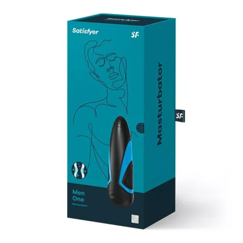 Satisfyer Men One Masturbator Pressure Regulator 25 cm Black Waterproof