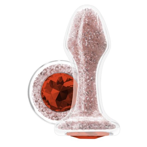 Bijou Glam Csillag Intim Plug - 8 x 3,5 cm - Rózsaszín
