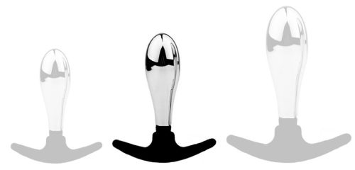 Ankrit – fém anális dugó, 9 x 2,5 cm, prémium élményhez