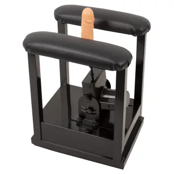   The Banger Sit-On Climaxer BDSM Seat Fuck Machine 18cm Dildo Adjustable Speed Steel
