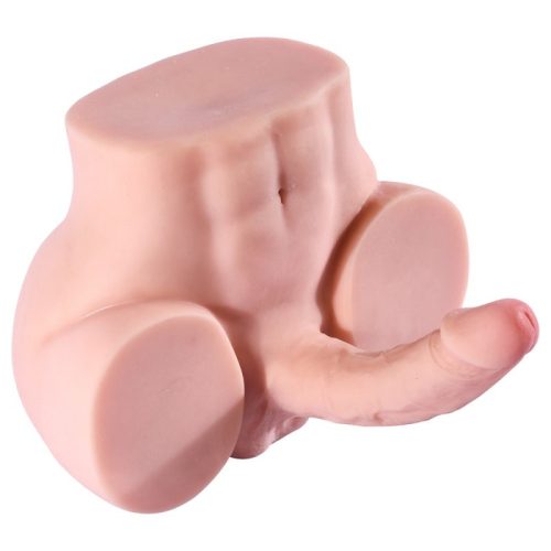 Aranyos fenék maszturbátor mozgatható péniszzel 17x4cm