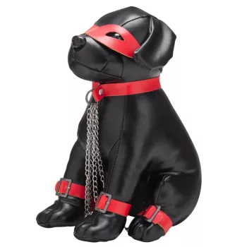 Kapitány láncok Faux Dog 24cm Fekete