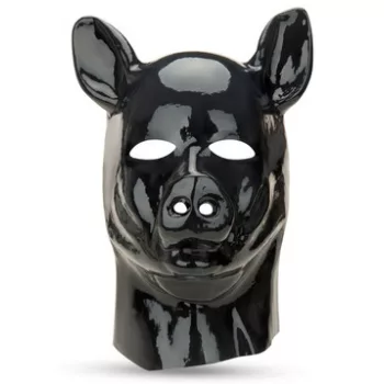 Latex Pig Hood Prowler – prémium latex maszk