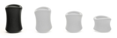Ergo Balls - prémium fekete herékfeszítő 60 mm magas