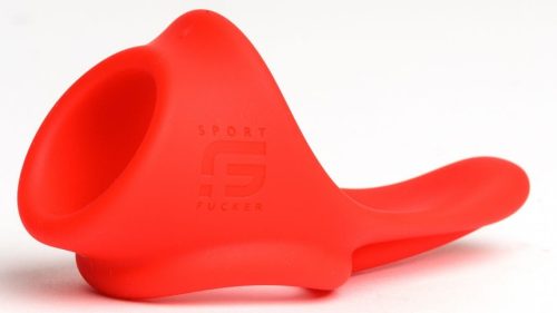 Ballstretcher Silicone Tailslide – prémium szilikon herefeszítő piros