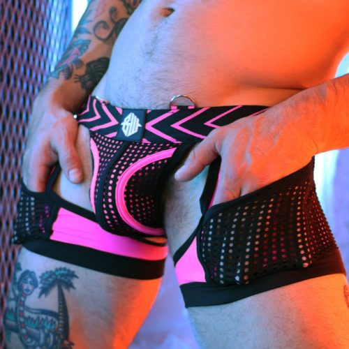 Boxer Jock – érzéki fekete-rózsaszín színekben