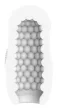 Hero Swirl Masturbator texturat lungime 9 cm alb TPE