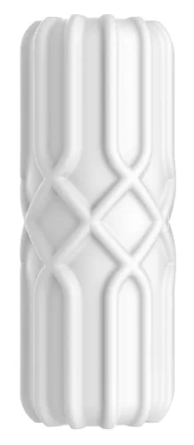 Hero Masturbator Soft Textured Interior 13cm White TPE